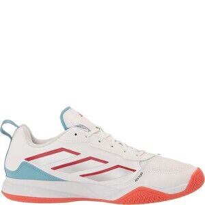 adidas Womens Avaflash Tennis Shoes 9.5 Ftw White/Silver Metallic/Preloved Blue